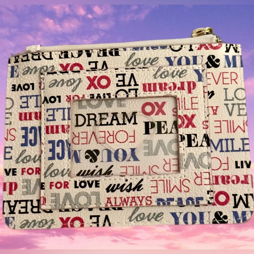 Betsey Johnson Keychain Card Wallet NWOT